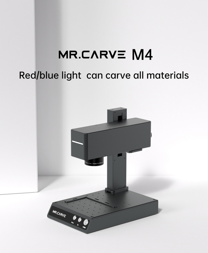 1306€ with Coupon for MR CARVE M4 Laser Marking Machine, 5W 455nm Laser - GEEKBUYING