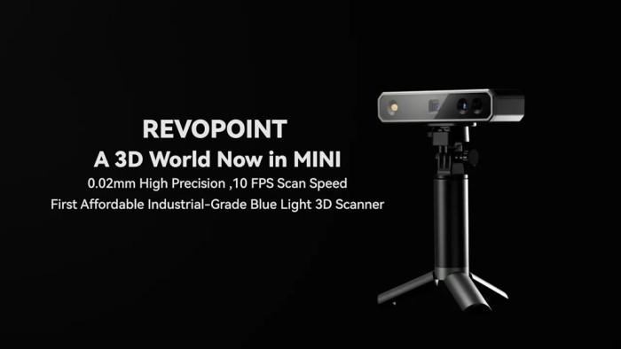 746€ with Coupon for Revopoint MINI 3D Scanner, 0.02mm Precision, 0.05mm Point - EU 🇪🇺 - GEEKBUYING