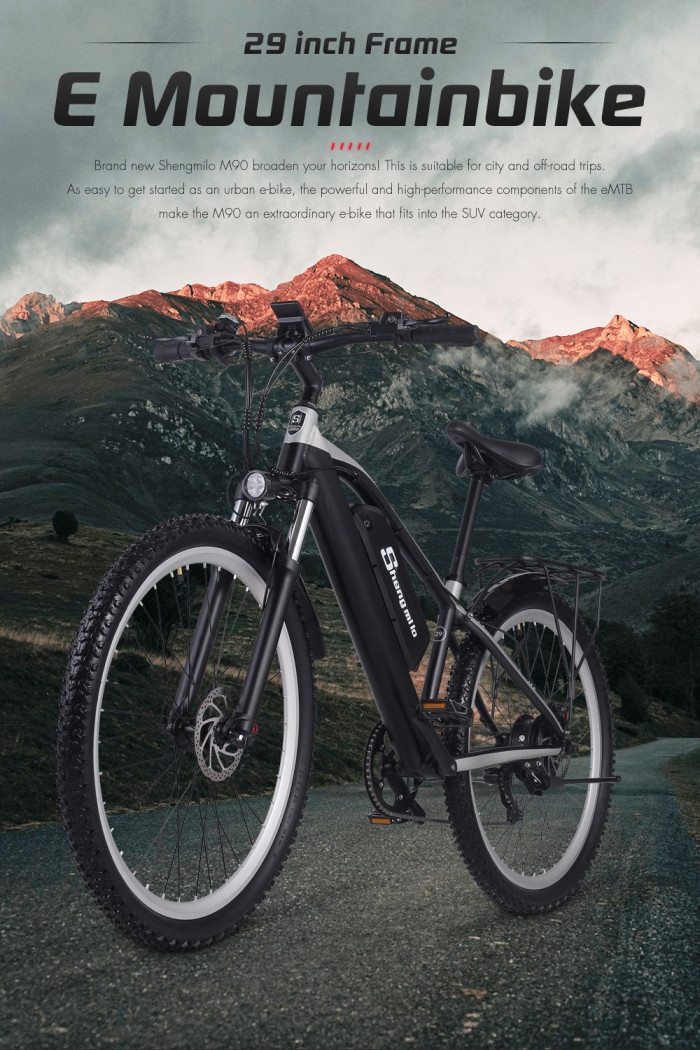 Shengmilo M90 Mountain E-bike: A Powerful and Capable Electric Bike 29 Inch 500W 48V