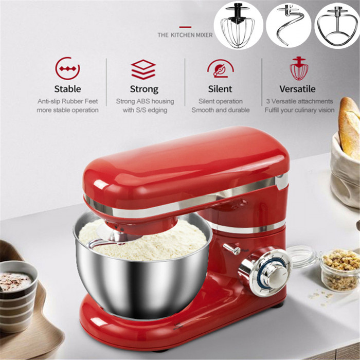 148€ with Coupon for SINGES Stand Mixer 1200W 6 Speed Dough Tilt Head - BANGGOOD