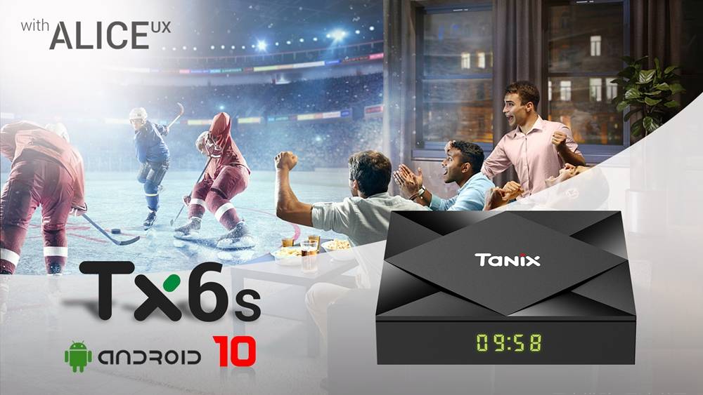 Get TANIX TX6S Allwinner H616 Android 10.0 KODI TV Box for only 23€ with Coupon