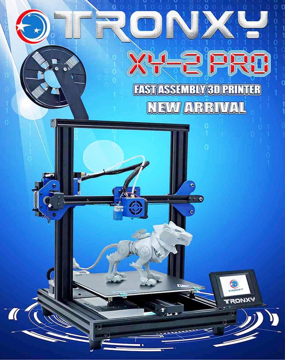 196€ with Coupon for TRONXY XY-2 Pro Titan 3D Printer, Titan Extruder, - EU 🇪🇺 - GEEKBUYING