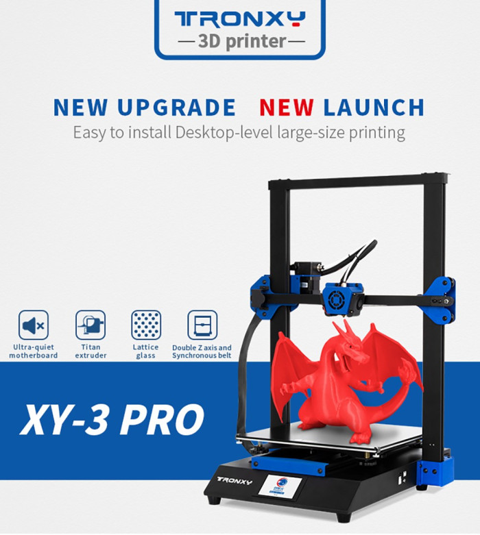 296€ with Coupon for TRONXY XY-3 Pro 3D Printer, Titan Extruder, 150mm/s - EU 🇪🇺 - GEEKBUYING