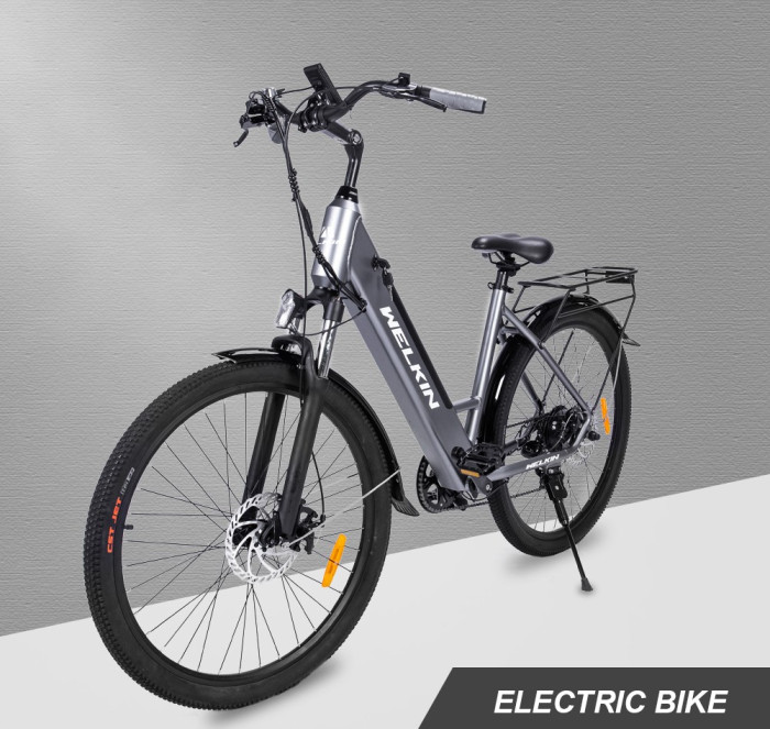 Get the WELKIN WKEM002 Electric Bicycle 27.5*1.95 Inch Tires City - EU 🇪🇺 from GEEKBUYING at a Discounted Price of 916€