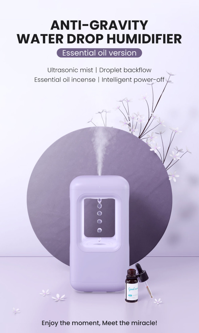 Winben Anti Gravity Levitating Water Drop Humidifier for just 42€ with Coupon - GEEKBUYING