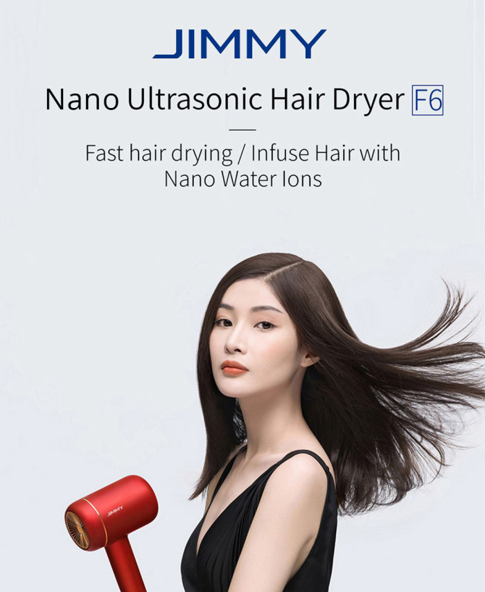 Xiaomi JIMMY F6 Hair Dryer 220V 1800W Electric on GEEKBUYING