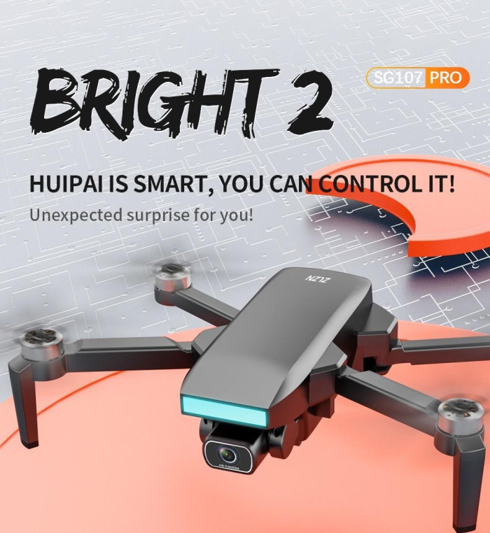 ZLL SG107 Pro RC Drone GPS 4K Professional 5G at 86€ with Coupon - GEEKBUYING