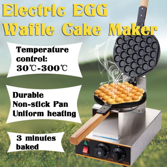 53€ with Coupon for 110V Electric Egg Cake Oven Pan Waffle Maker Breakfast - BANGGOOD