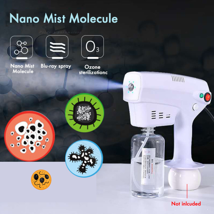 Get 1200W 300ML/500ML Sprayer Machine Disinfection Blue Light Nano for €26 Only - EU 🇪🇺 - BANGGOOD