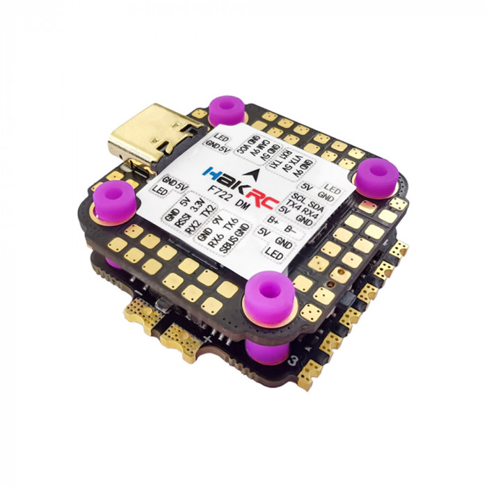 64€ with Coupon for 20*20mm HAKRC MINI F7 35A Stack 3-6S Flight Controller - BANGGOOD