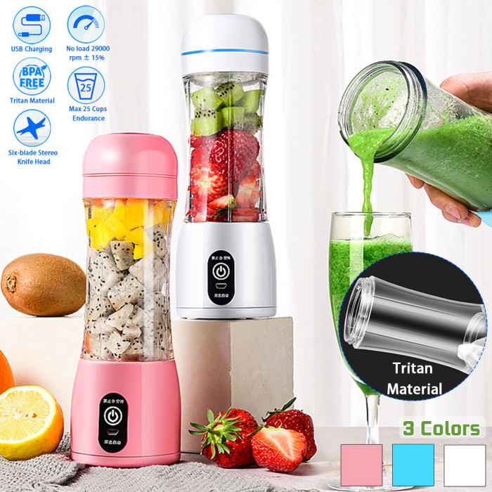 15€ with Coupon for 29000 rpm 6-leaf Portable Juicer Blender One Button Operation - BANGGOOD