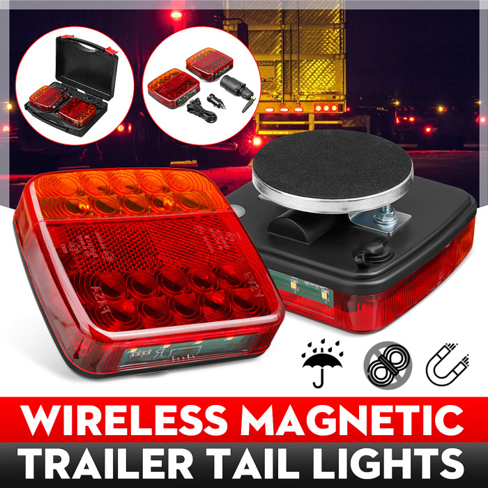 Enjoy Wireless Tail Light Rear Warning Brake Lamp with a Coupon Discount of 32€ for 2pcs - EU 🇪🇺 - BANGGOOD