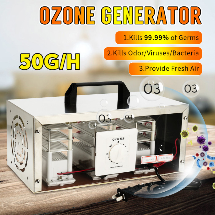 38€ with Coupon for 30g/h 50g/h 220V Air Ozone Generator Air Purifier - EU 🇪🇺 - BANGGOOD