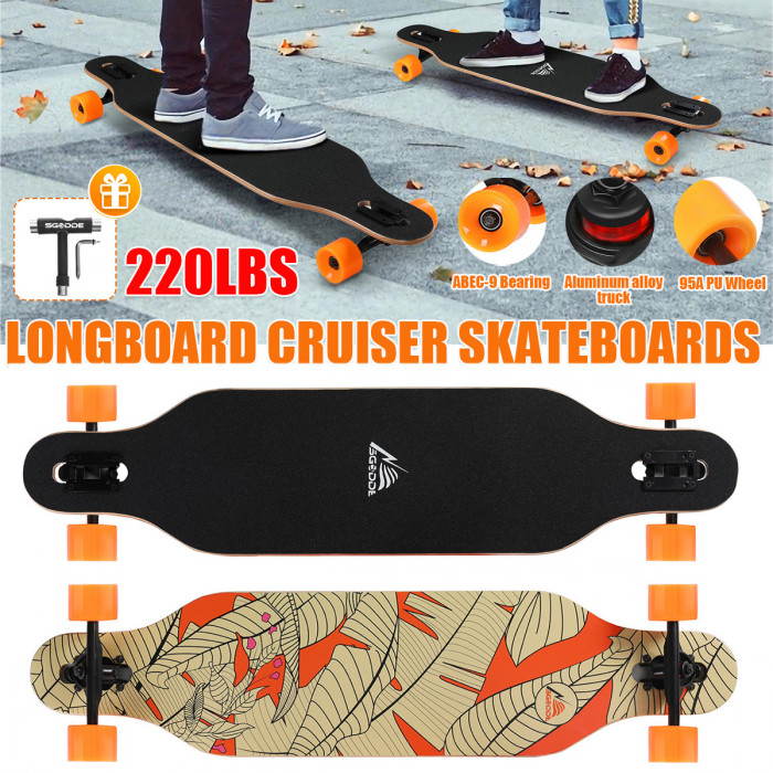 Get a 41'' Kids Skateboard for €25 with Coupon - 8 Layer Canadian Maple Longboards