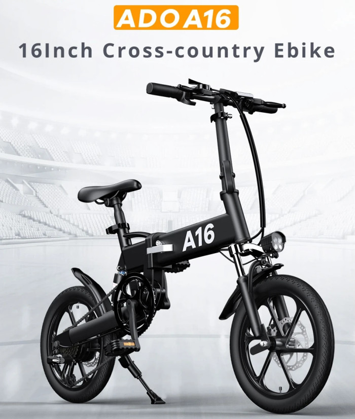 ADO A16 250W 36V 7.5Ah 16inch Electric Bike - EU 🇪🇺 - BANGGOOD