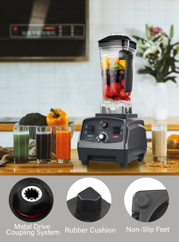 BioloMix T5200 3HP 2200W Timer Blender: Your Ideal Kitchen Companion