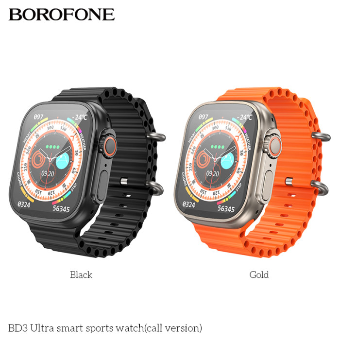 31€ with Coupon for BOROFONE BD3 Ultra 1.96 inch HD Screen bluetooth Call - BANGGOOD