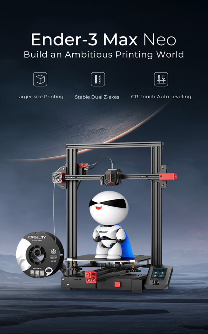 Creality Ender-3 Max Neo 3D Printer with CR Touch - EU 🇪🇺 - GEEKBUYING Coupon Price