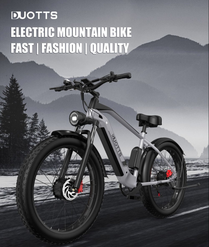 Get the DUOTTS F26 Electric Mountain Bike in Europe for only 1296€ with our exclusive coupon