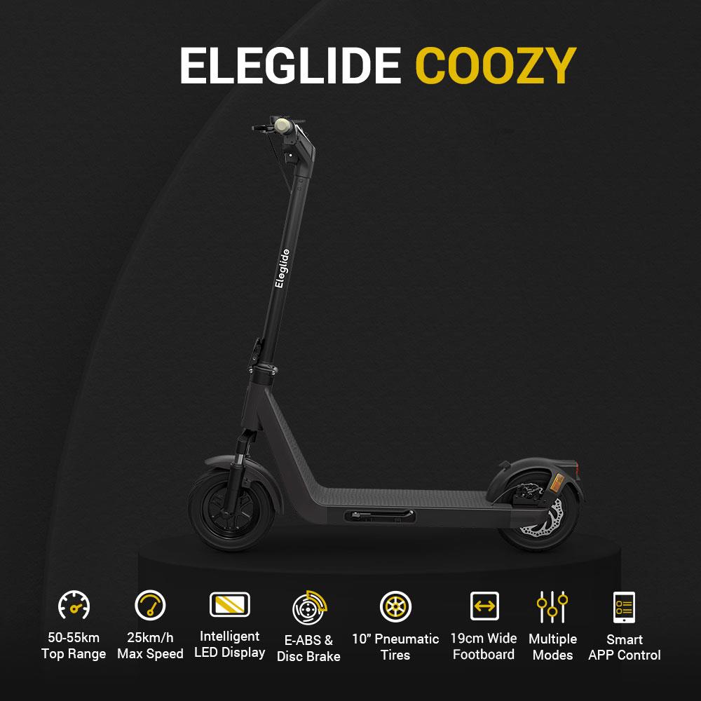 Exclusive Coupon: ELEGLIDE Coozy Electric Scooter available for just 396€