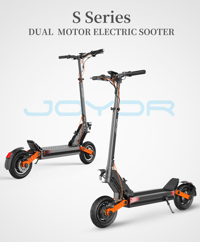 Get JOYOR S8-S Folding Electric Scooter 600W*2 Dual Motors for just 836€