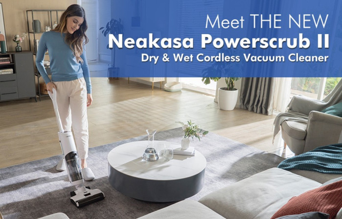 Neakasa PowerScrub 2 Wet Dry Cordless Vacuum Cleaner for 136€ with Exclusive Coupon - EU 🇪🇺 - GEEKBUYING