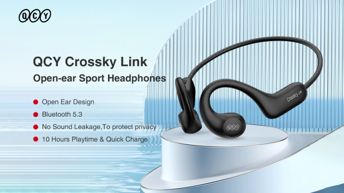 Grab QCY Crossky Link Open Sport Headphones bluetooth Earphone Open for just 17€