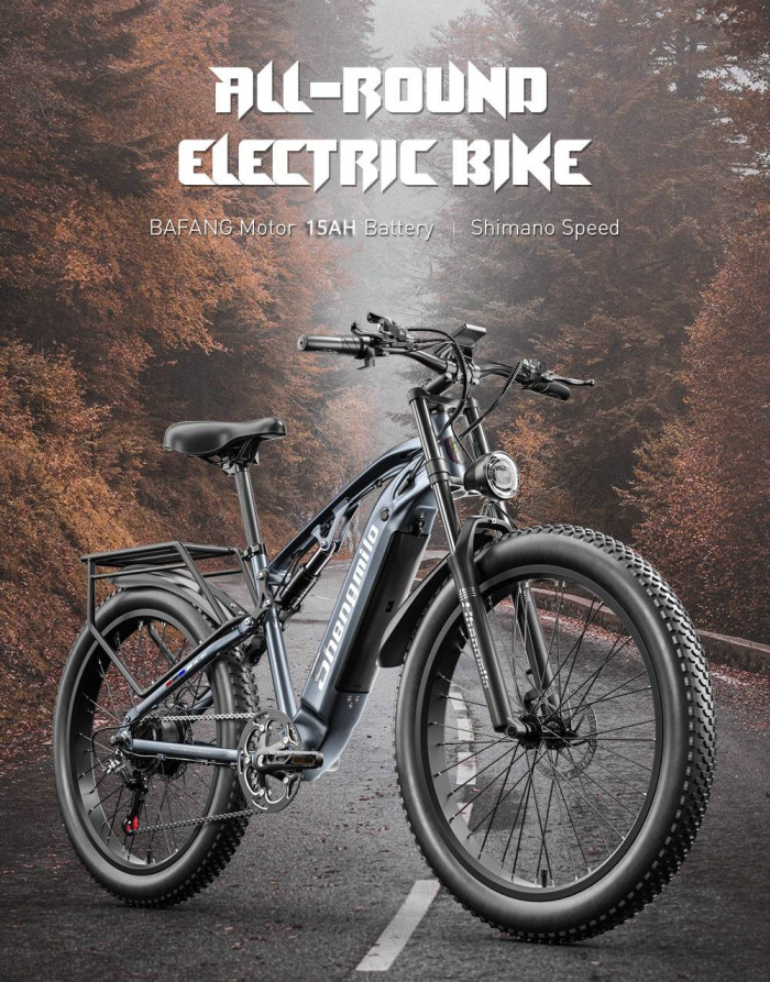 Shengmilo MX05 26 Inch Fat Tire Mountain E-Bike: Your Ultimate Companion for Adventure