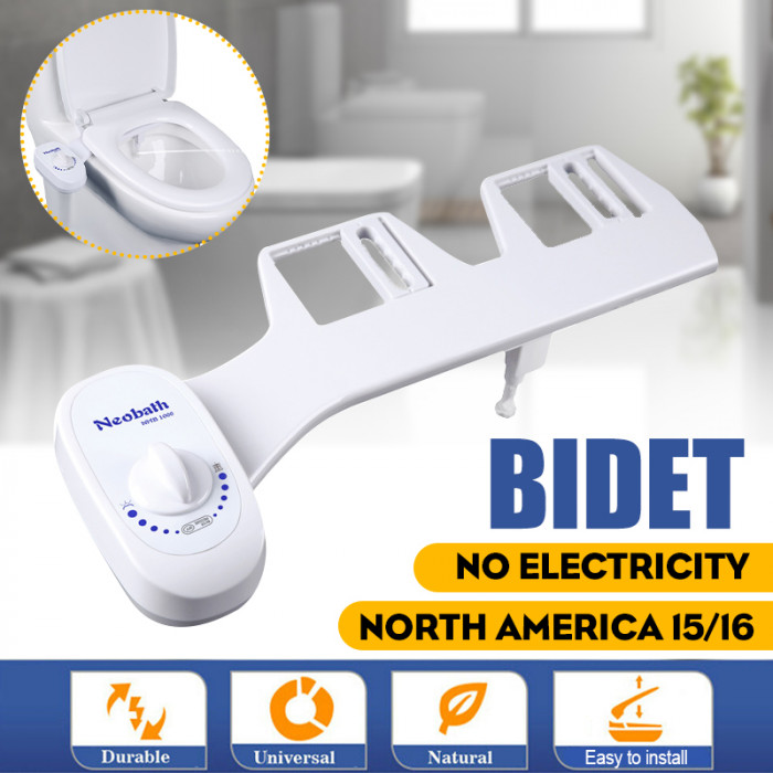 13€ with Coupon for Toilet Seat Attachment Bathroom Water Spray Non-Electric Mechanical Bidet - BANGGOOD