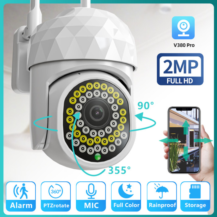 Xiaovv V380 Pro HD 2MP WIFI IP Camera - Your Perfect Security Companion