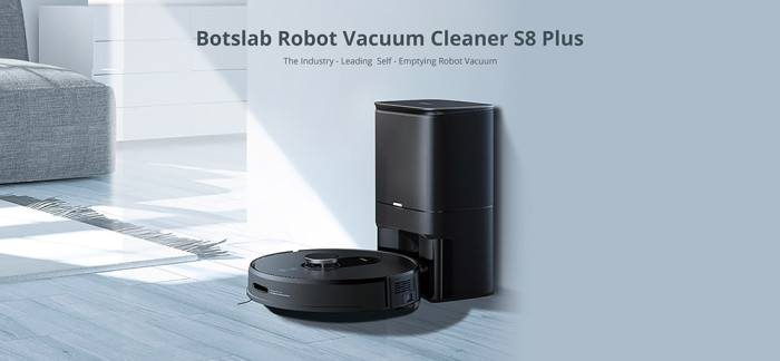 360 Botslab by S8 Plus Robot Vacuum Cleaner with Base Station