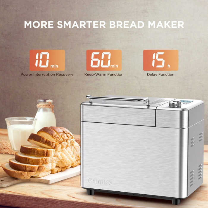 76€ with Coupon for CalmDo Fully Automatic Bread Maker Machine Stainless Steel - EU 🇪🇺 - GEEKBUYING