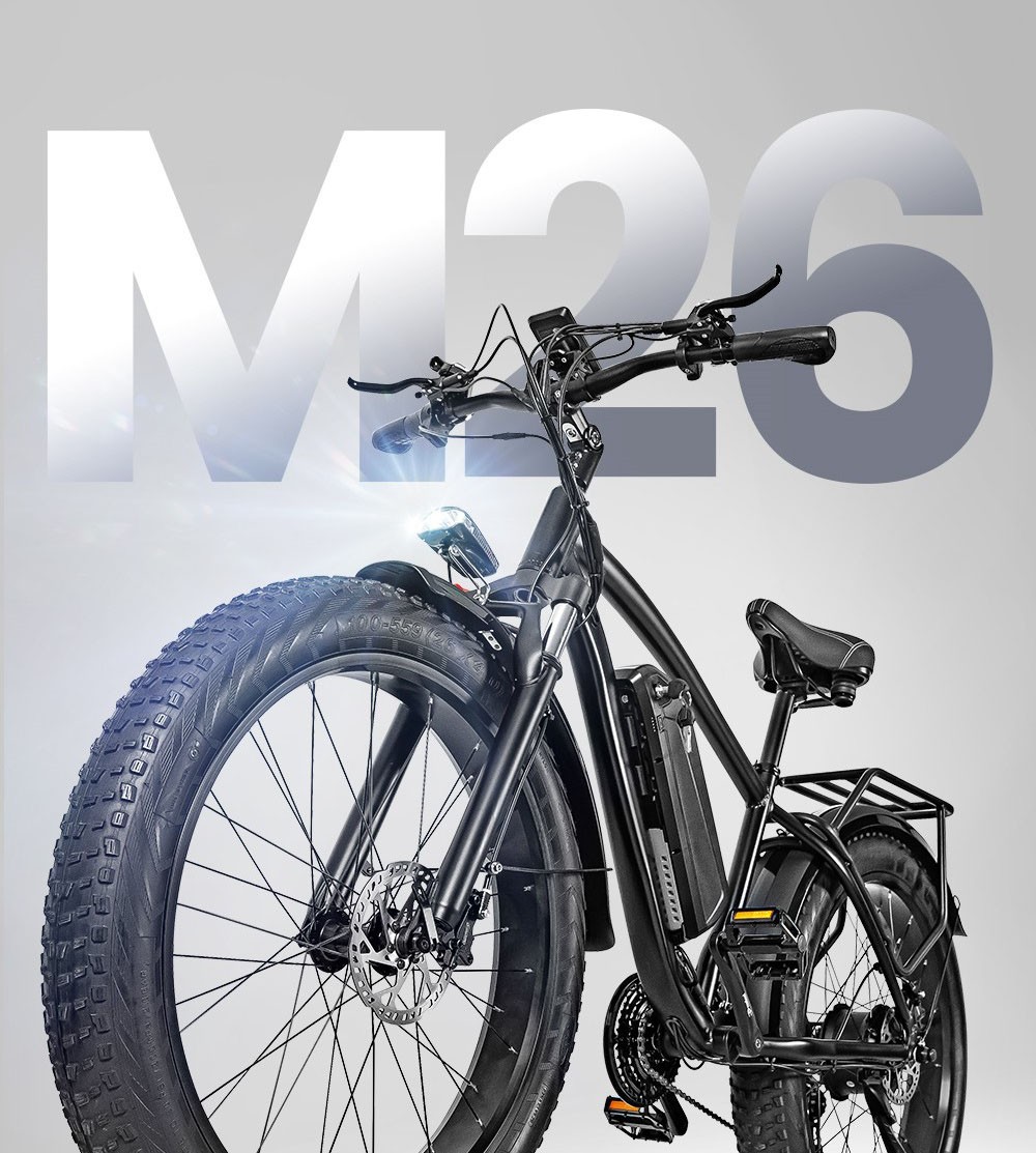 CMACEWHEEL M26 elektrinis dviratis: maksimaliai pasimėgaukite važinėdami elektroniniu dviračiu