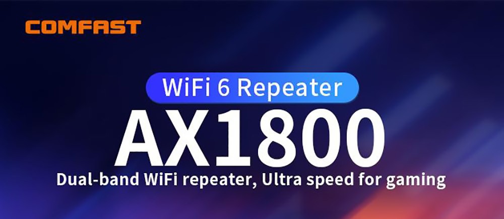 COMFAST CF-XR182 WiFi Signal Amplifier Dual-band 5G 1800M WiFi 6 Signal Extender