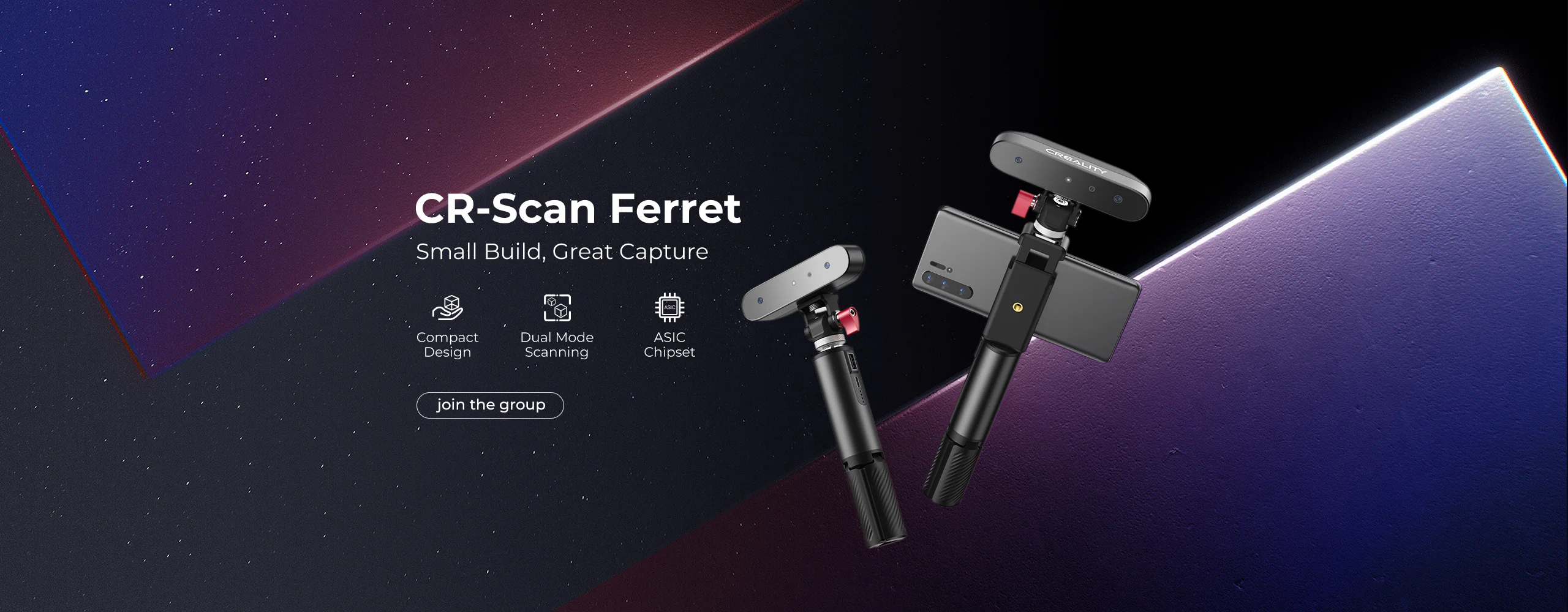 Creality CR-Scan Ferret 3D Scanner for €256 with Coupon - GEEKBUYING