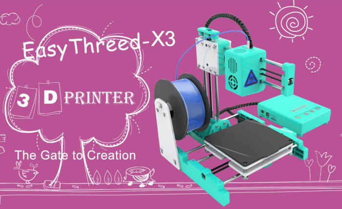Get an Easythreed X3 Desktop Mini 3D Printer with Hotbed for just 114€