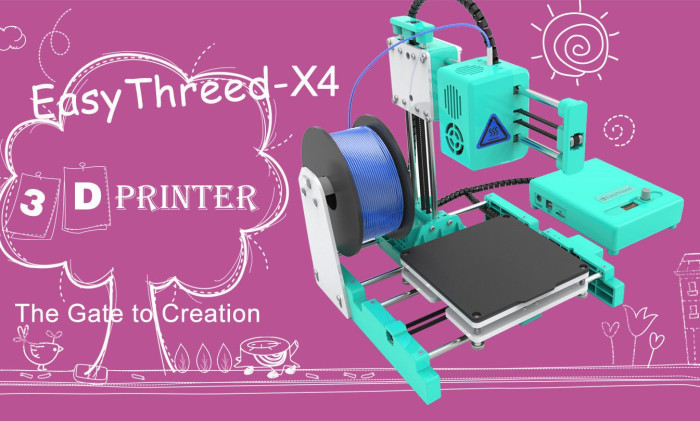 Upgrade Your Printing Game with Easythreed X4 3D Printer Desktop Mini 3D Printer - Available for 159€ Only with Coupon from BANGGOOD
