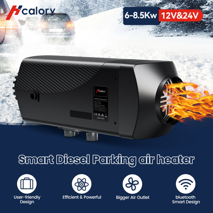 Hcalory HC-A22 12V-24V 6-8.5KW Diesel Air Car Parking Heater at 260€ with Coupon - BANGGOOD