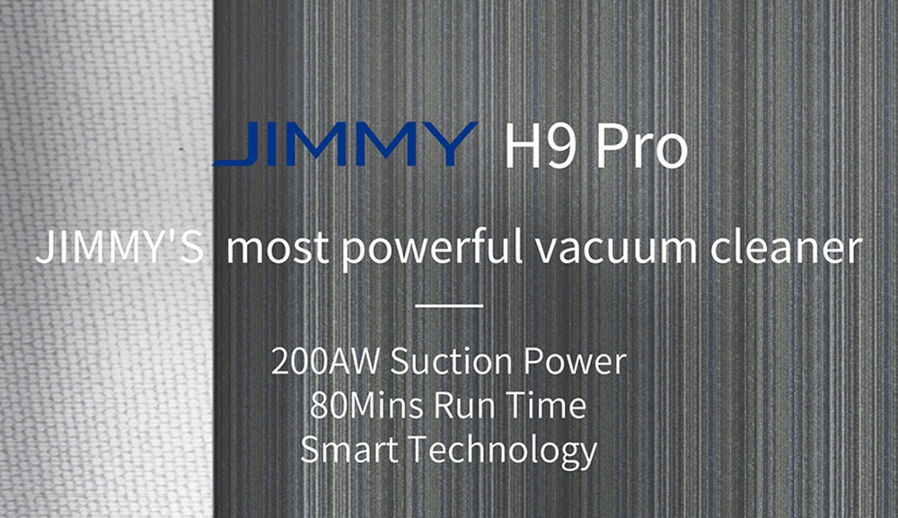 246€ kupongilla JIMMY H9 Pro Joustavalle Smart Handheld Cordless Imurille - EU 🇪🇺 - GEEKBUYING