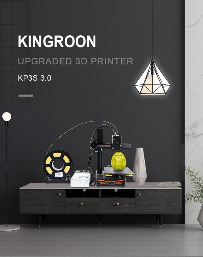 133€ with Coupon for KINGROON KP3S 3.0 3D Printer High Precision Printing - EU 🇪🇺 - BANGGOOD