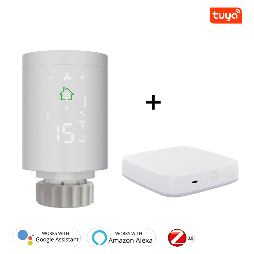 20€ with Coupon for Moeshouse Tuya ZigBee3.0 Smart Radiator Actuator Programmable Thermostatic - EU 🇪🇺 - BANGGOOD