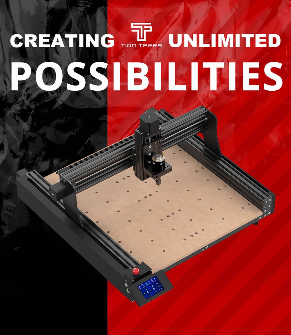 416€ with Coupon for TWO TREES TTC 450 CNC Router Machine  - EU 🇪🇺 - GEEKBUYING
