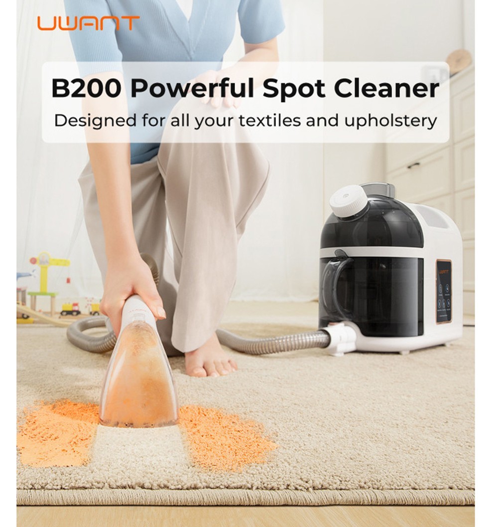 UWANT B200 Multifunctional Cloth Cleaning Machine Vacuum Spot