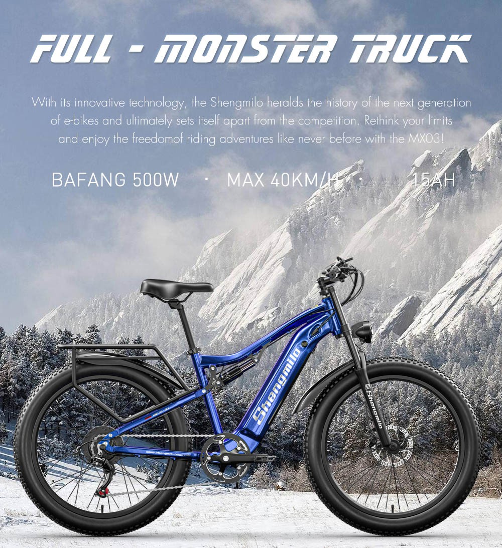 Exclusive Coupon: Grab the 2023 New Shengmilo MX03 Electric Mountain Bike for 1456€