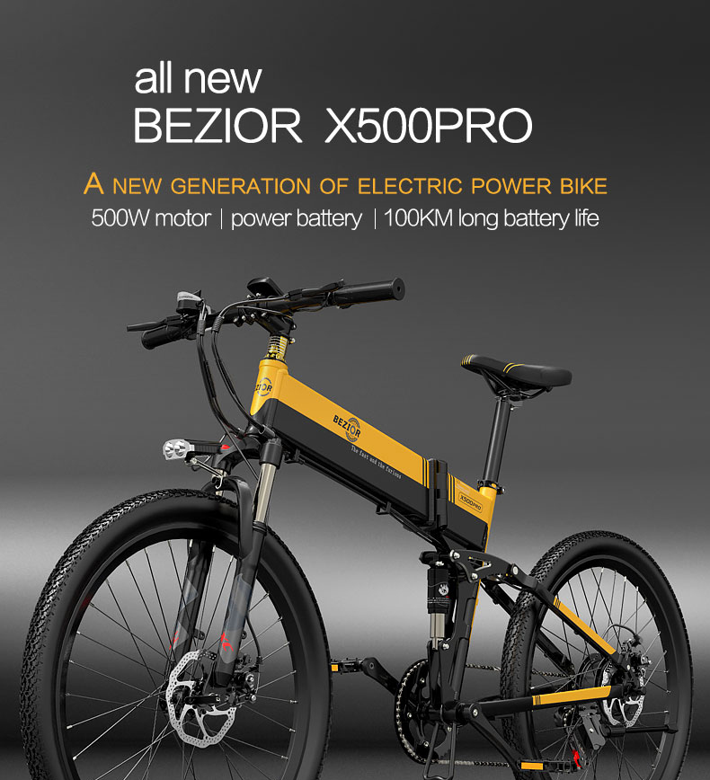 BEZIOR X500 Pro Folding Electric Bike