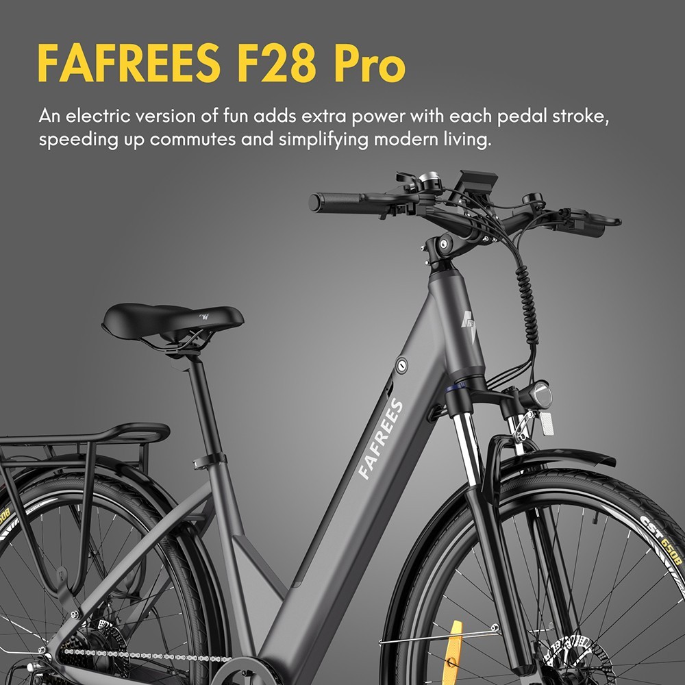 FAFREES F28 Pro 27.5'' Step-through City E-Bike 25Km/h - EU 🇪🇺 - GEEKBUYING