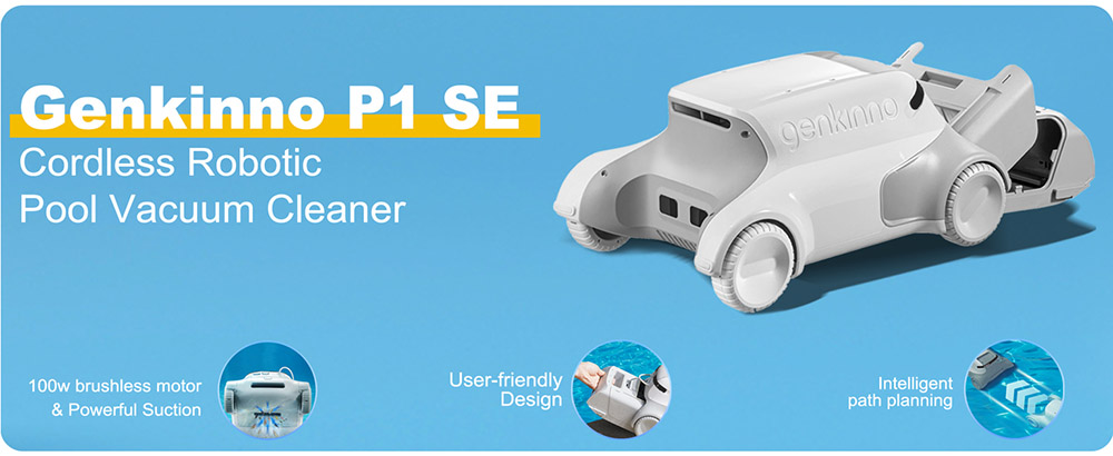 Nabavite Genkinno P1 SE bežični automatski robotski usisivač za bazen za samo €247 uz kupon na GEEKBUYING-u