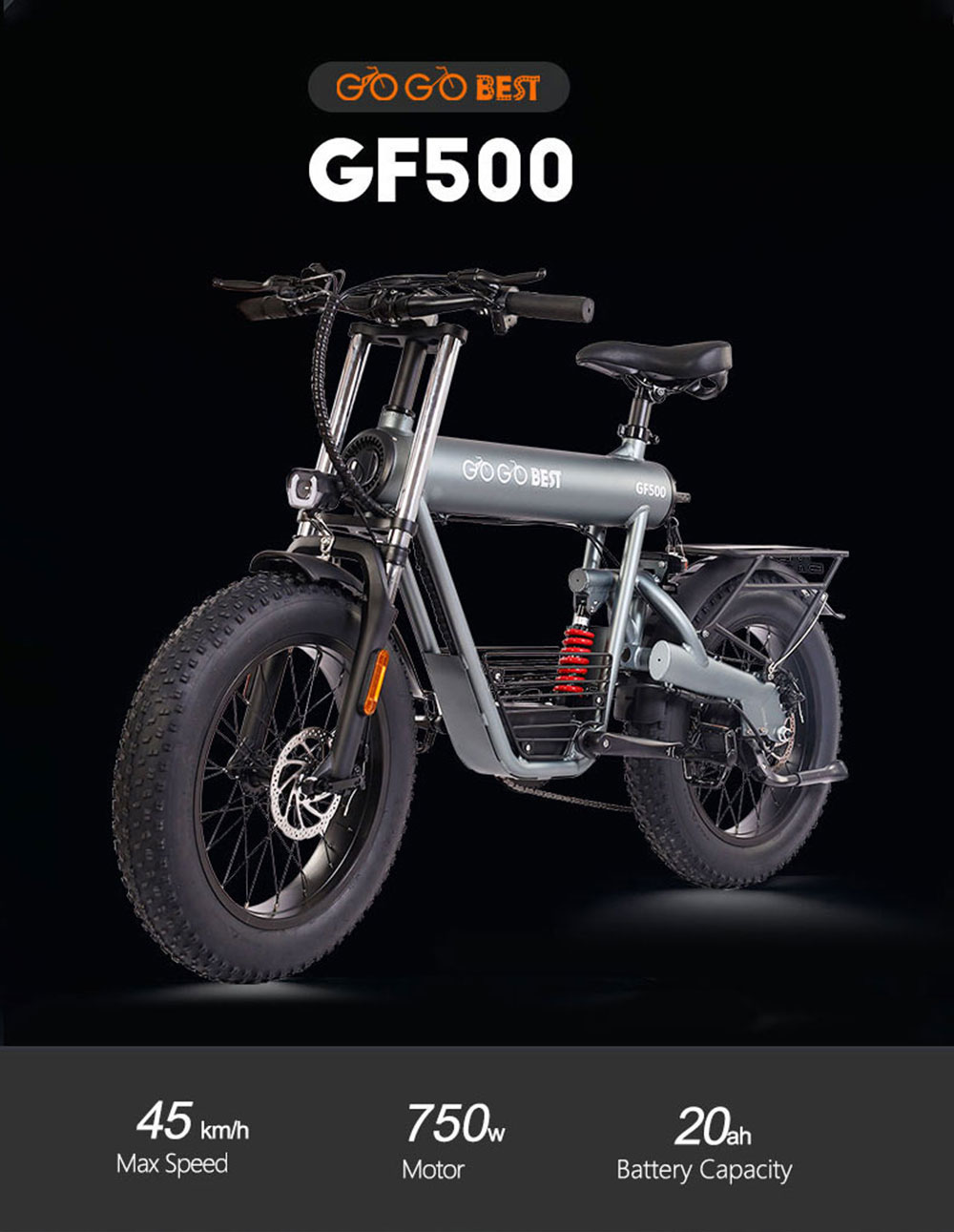 GOGOBEST GF500 elektrijalgratas - EL 🇪🇺 - GEEKBYING