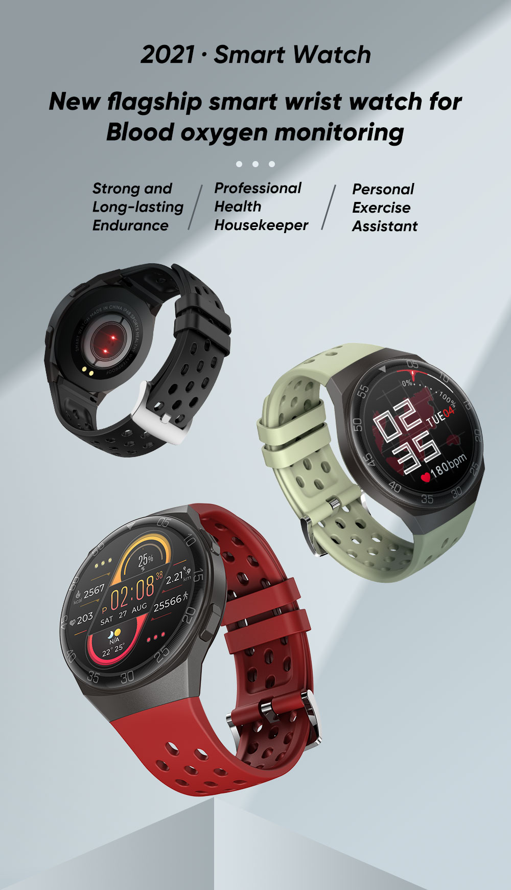SENBONO MAX1 Smartwatch Multi Watch Face Fitness Tracker Support - GEEKBUYING