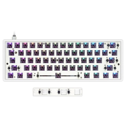 38€ with Coupon for Skyloong GK61 Lite Keyboard Barebone 61 keys 60% Gasket - GEEKBUYING